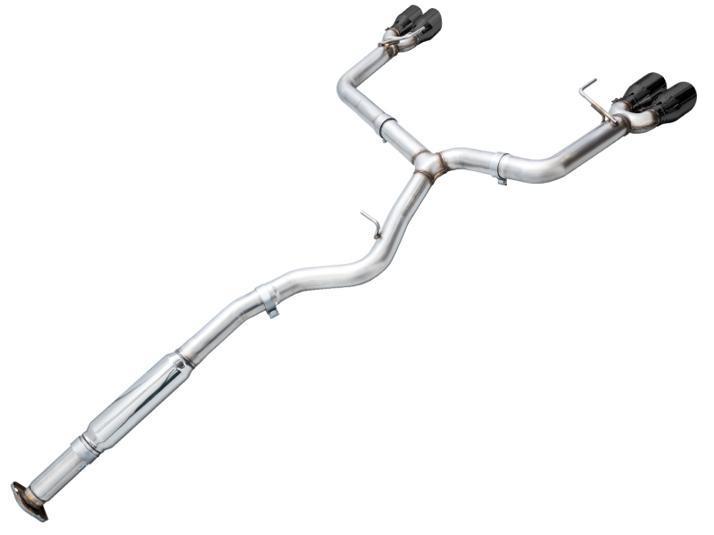 AWE Tuning 2022+ VB Subaru WRX Track Edition Exhaust - Diamond Black Tips - Image 7