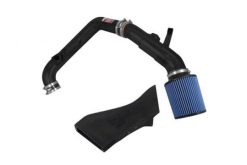 Alternative view of Injen 11 BMW E82 135i (N55) Turbo/E90 335i Wrinkle Black Tuned Air Intake w/ MR Tech, Air Fusion