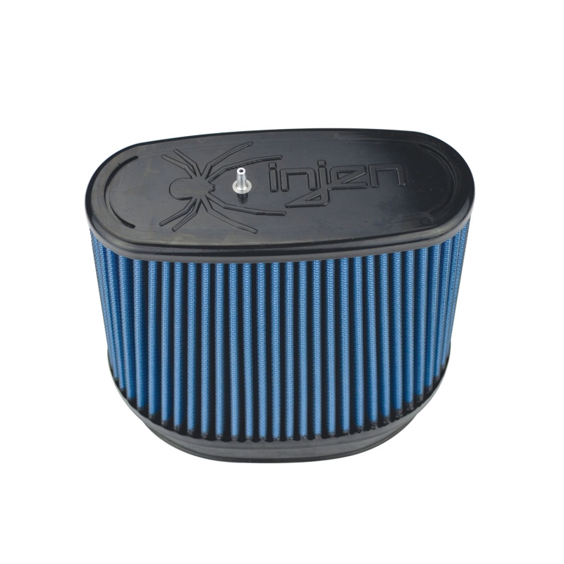 Injen NanoWeb Dry Air Filter 6.70x4.54 Oval neck/ 7.69 x 5.68 Base/ 7.25 Tall w/Barb Fit - 70 Pleat - Image 3