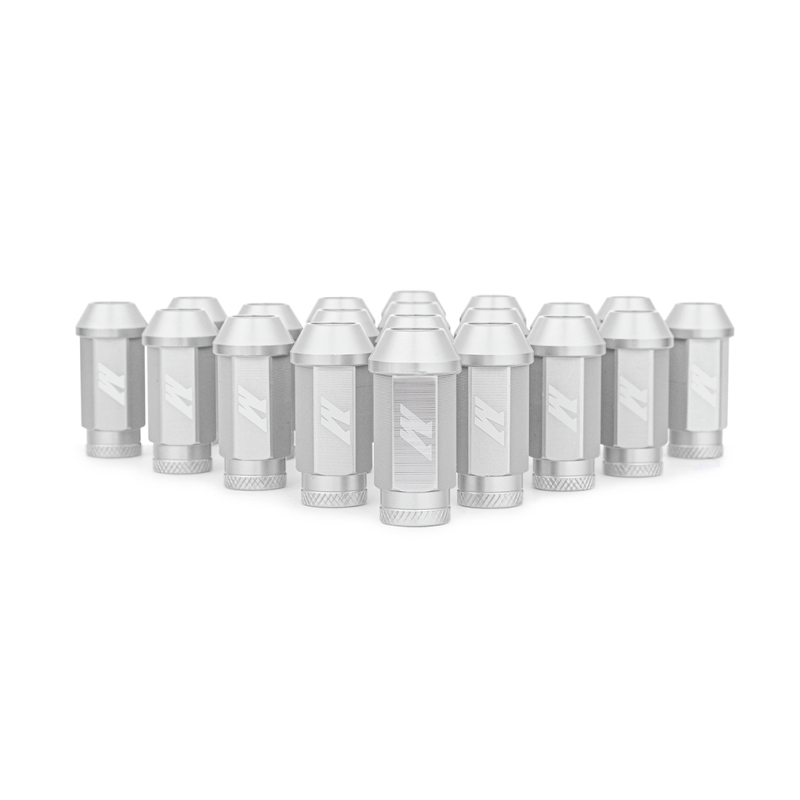 Mishimoto Aluminum Locking Lug Nuts M12x1.5 20pc Set Silver - Image 2