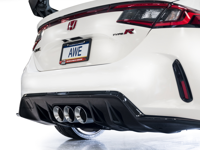 AWE Tuning 2023 Honda Civic Type R FL5 Touring Edition Exhaust w/ Triple Chrome Silver Tips - Image 20