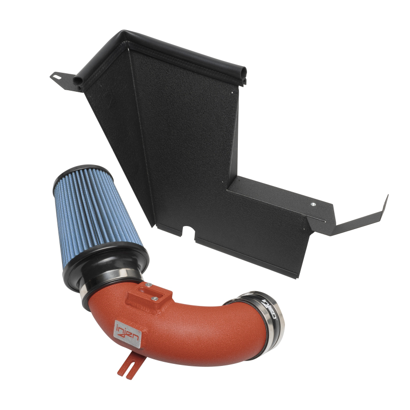 Injen 21-22 Toyota Supra 2.0L 4 Cyl. SP Short Ram Air Intake System - Wrinkle Red - Image 4