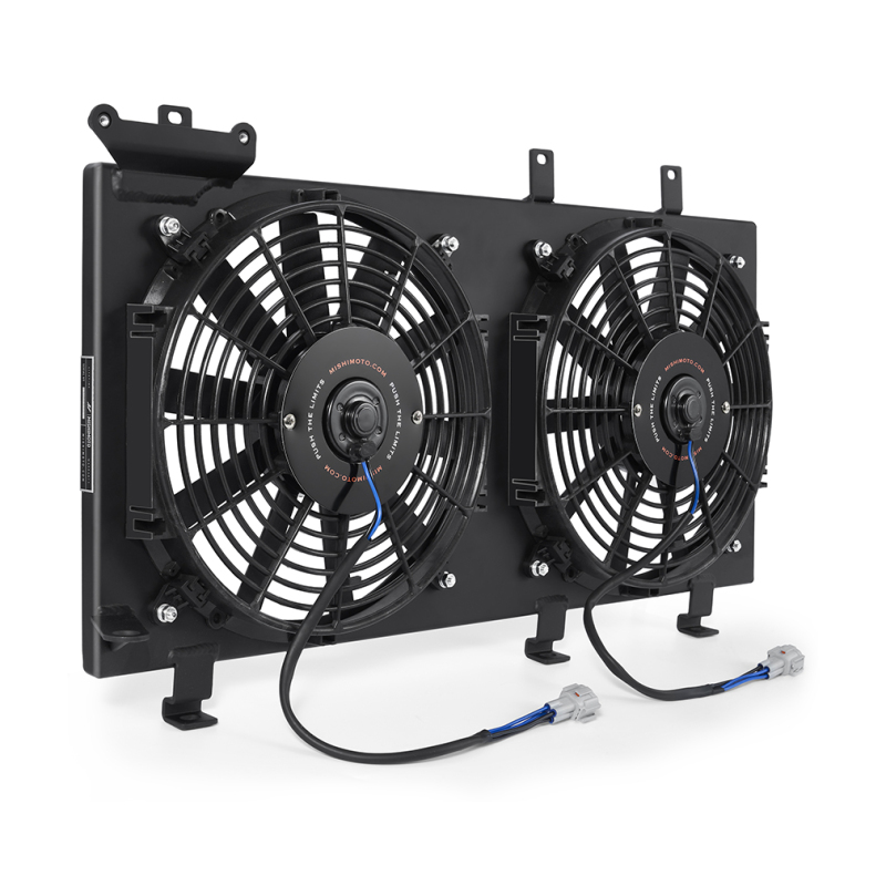 Mishimoto 01-07 Subaru WRX/STI PNP Aluminum Fan Shroud Black - Image 2
