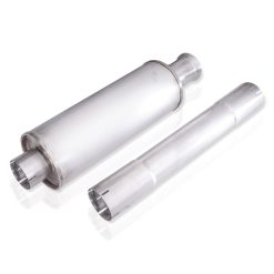 Stainless Works 2018+ Jeep Wrangler JL 304SS Factory Connect 2.5in Cat Back Exhaust System - Image 9