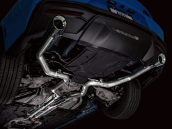 AWE 2024 Ford Mustang GT Fastback S650 RWD Track Edition Catback Exhaust w/ Dual Chrome Silver Tips - Image 7