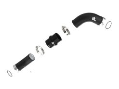 Alternative view of aFe 2024 Toyota Tacoma L4 2.4L (t) BladeRunner 2.5in Aluminum Hot Charge Pipe