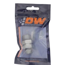 Alternative view of DeatschWerks 8AN ORB Male to 10AN ORB Male Swivel Adapter - Anodized DW Titanium
