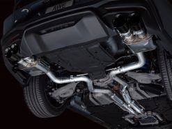 AWE 2024 Ford Mustang GT Fastback S650 RWD SwitchPath Catback Exhaust w/ Quad Diamond Black Tips - Image 3