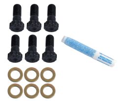 McLeod Bolt Kit 6 3/8-16 X 1.000in Chromolly - Black Oxide 9/16 Hex Head - Image 4
