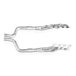 Alternative view of Stainless Works 2016-19 Camaro Catted Headers 2in Primaries 3in Catted Leads 3/8in Flanges