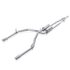 Stainless Works Chevy Silverado/GMC Sierra 2007-16 5.3L/6.2L Exhaust Y-Pipe Under Bumper Exit - Image 3