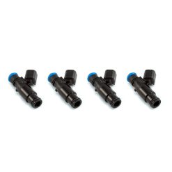 Injector Dynamics 1750-XDS - USCAR Connector / 48mm Length / 14mm (Black) BOTTOM Adaptor - Set of 4