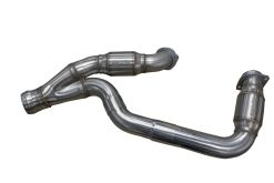 Kooks 2019+ GM 1500 Series Truck 6.2L 3in x OEM Outlet Catted SS Y Pipe Kooks HDR Req - Image 5