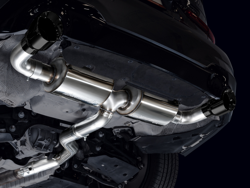 AWE 19-23 BMW 330i / 21-23 BMW 430i Base G2X Touring Axle Back Exhaust - Diamond Black - Image 12