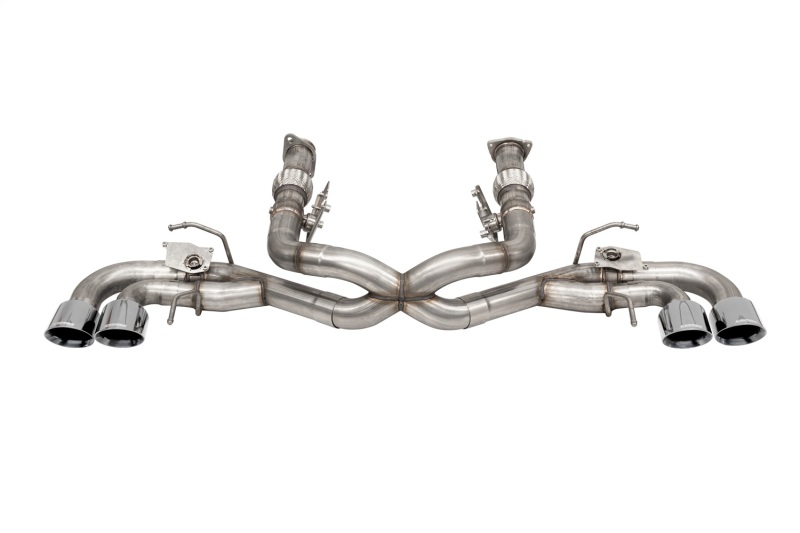 Corsa 20-22 Corvette C8 3in Valved Cat-Back 4.5in Pol Quad Tips - Fits Factory NPP Exhaust w/ AFM - Image 2