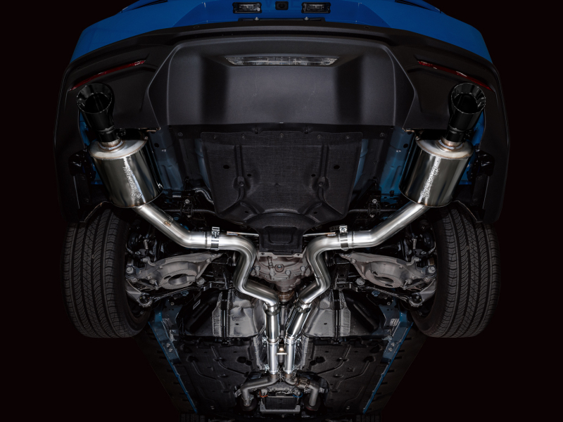 AWE 2024 Ford Mustang GT Fastback S650 RWD Touring Catback Exhaust w/ Dual Diamond Black Tips - Image 15
