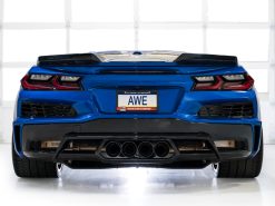 AWE 2023 C8 Corvette Z06 SwitchPath Cat-Back Exhaust - Diamond Black Tips - Image 14