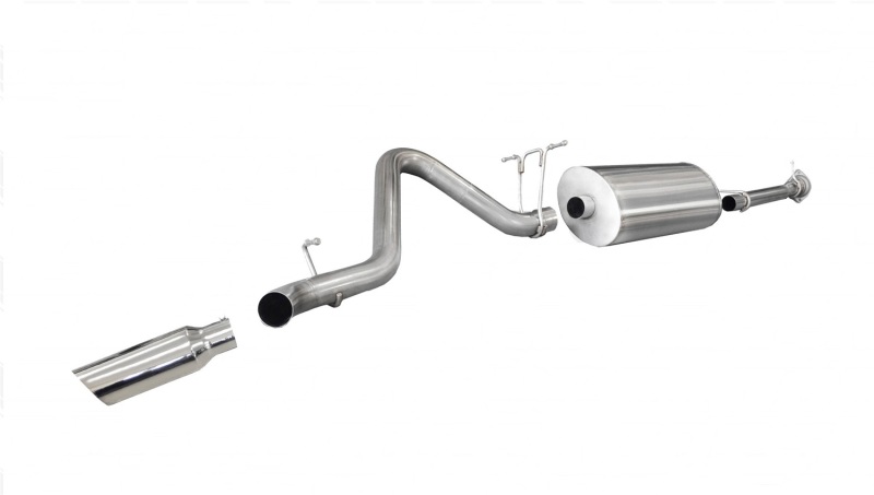 Corsa/dB 11-12 Chevrolet Silverado Ext. Cab/Long Bed 2500 6.0L V8 Polished Sport Cat-Back Exhaust - Image 2