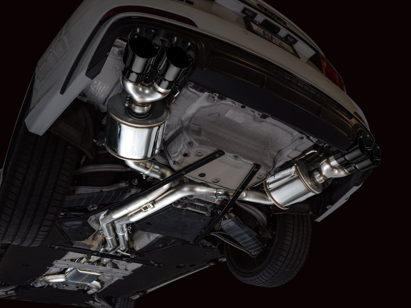 AWE Tuning 19-23 Audi C8 S6/S7 2.9T V6 AWD Touring Edition Exhaust - Diamond Black Tips - Image 4