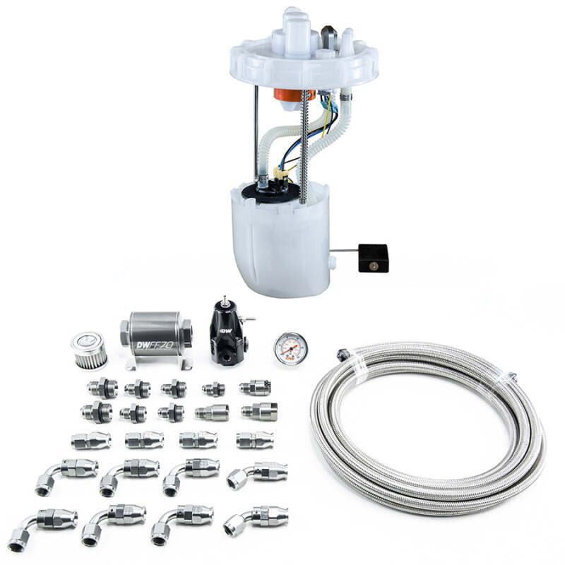 DeatschWerks 12-15 Honda Civic Si/13-15 Acura ILX DW400 Pump Module & Return Kit w/PTFE Fuel Lines - Image 2