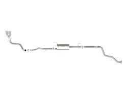 Alternative view of aFe 2024 Toyota Tacoma L4 2.4L Vulcan Series 2.5-3in 304 SS Steel Cat-Back Exhaust w/Polished Tips