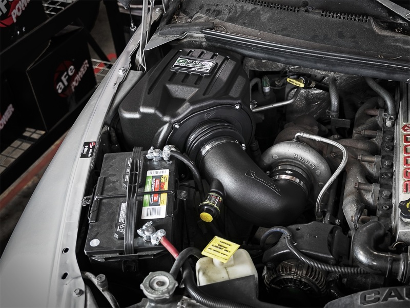 aFe Quantum Pro DRY S Cold Air Intake System 94-02 Dodge Cummins L6-5.9L - Dry - Image 2