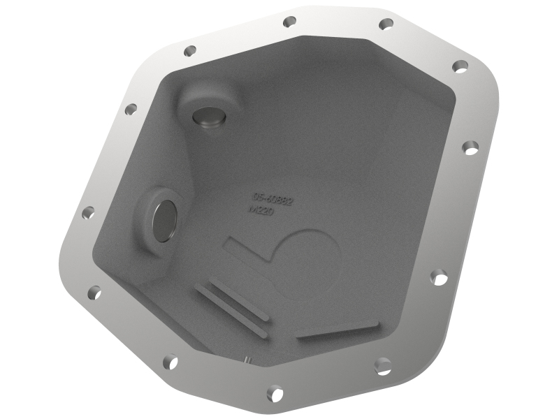 aFe Street Series Rear Differential Cover Raw w/Machined Fins 20+ Jeep Gladiator JT (Dana M220) - Image 4