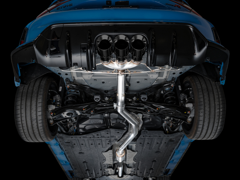 AWE Tuning 2023 Honda Civic Type R FL5 Track Edition Exhaust w/ Triple Diamond Black Tips - Image 13