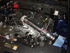 Injen 11-13 Ford Mustang V6 3.7L Polished Power-Flow Air Intake System - Image 4