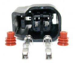 Alternative view of DeatschWerks USCAR Electrical Connector Housing & Pins for Re-Pining - Case of 50