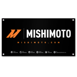 Alternative view of Mishimoto Promotional Large Vinyl Banner 45x87.5 inches