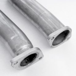 Stainless Works 2013-18 Ford Focus ST 3in Catback Vintage Round Muffler 4in Tips - Image 6