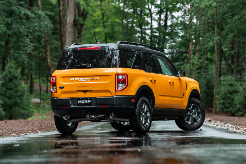 MBRP 2021+ Ford Bronco Sport (1.5L / 2.0L EcoBoost) 2.5in Resonator-Back Exhaust - Dual Rear Exit - Image 4