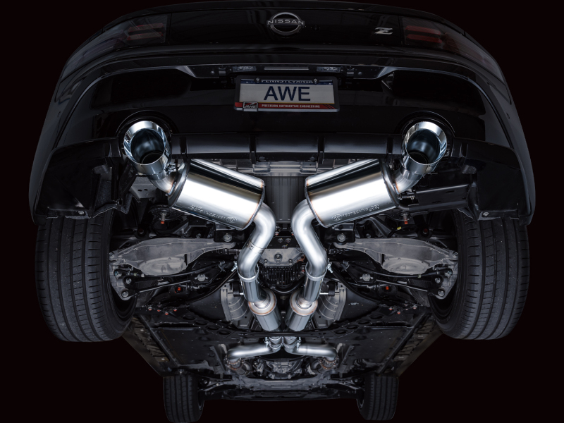 AWE 2023 Nissan Z RZ34 RWD Touring Edition Catback Exhaust System w/ Chrome Silver Tips - Image 15