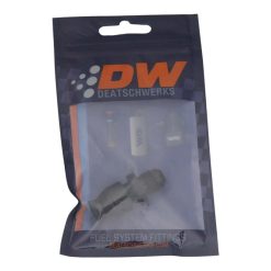 Alternative view of DeatschWerks 6AN Male Flare to 5/16in Hardline Compression Adapter - Anodized Matte Black