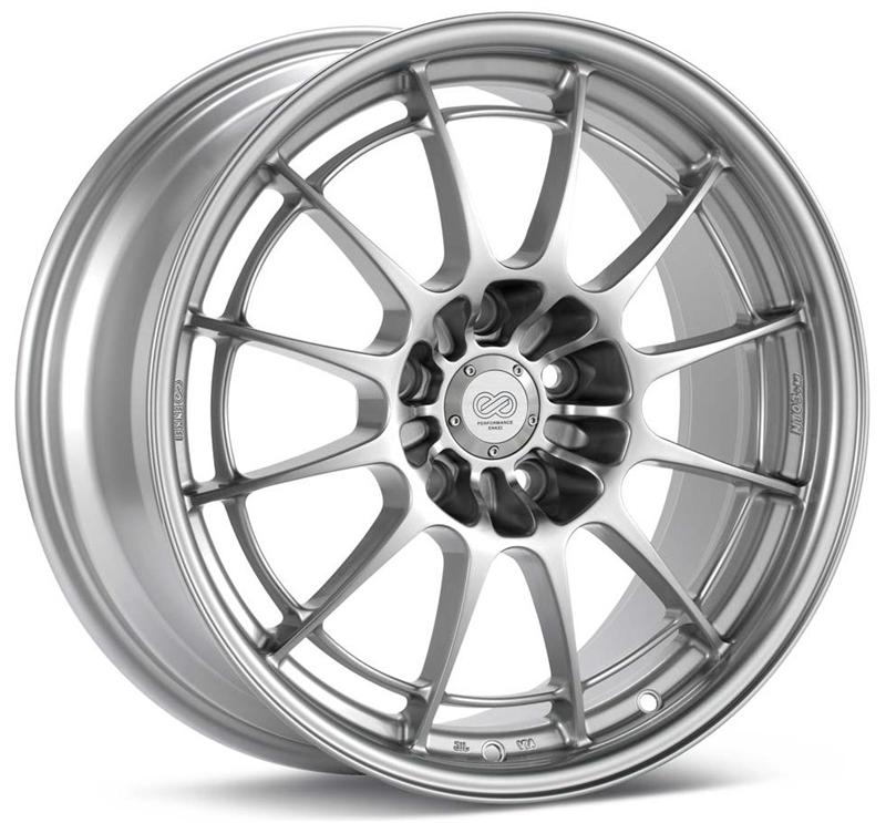 Enkei NT03+M 18x9.5 5x114.3 27mm Offset 72.6mm Bore F1 Silver Wheel - Image 2