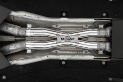 Alternative view of MBRP 12-21 Ferrari 812SF/812GTS/F12 6.3L/ 6.5L 3in Resonator Delete X-Pipe - T304