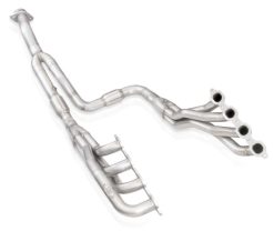 Alternative view of Stainless Works 2020-21 Silverado HD 6.6L 2in Long Tube Header Kit Performance Connect