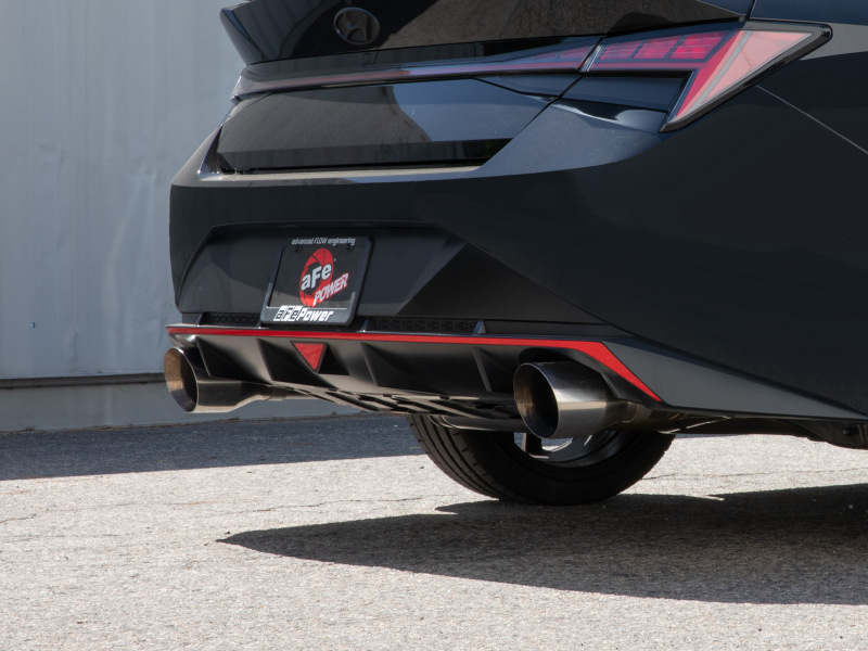 aFe Takeda 22-23 Hyundai Elantra N L4-2.0L (t) 3in 304 SS Cat-Back Exhaust w/ Polished Tips - Image 4