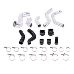 Alternative view of Mishimoto 2011-2014 Ford F-150 EcoBoost Silver Intercooler w/ Polished Pipes