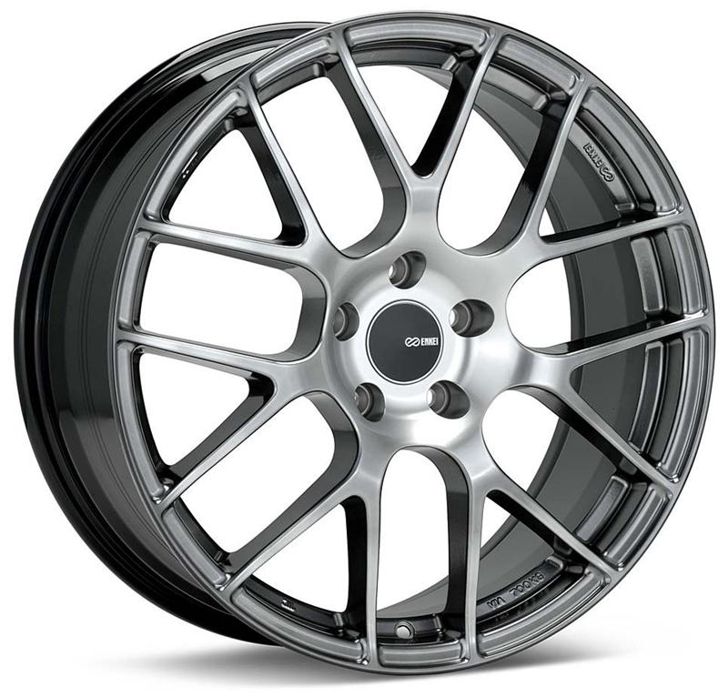 Enkei Raijin 19x8 32mm Offset 5x120 Bolt Pattern 72.6 Hub Bore Hyper Silver Wheel - Image 2