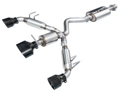 Alternative view of AWE Tuning 2023+ Toyota GR Corolla Touring Edition Exhaust - Diamond Black Tips