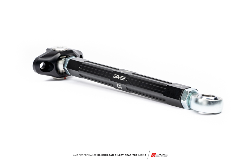 AMS Performance 2017+ Audi R8 RWD/AWD / 2015+ Lamborghini Huracan RWD Only Billet Rear Toe Links - Image 5