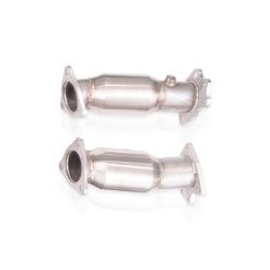 Stainless Works 20-21 Chevrolet Corvette C8 6.2L High-Flow Catted Midpipe Kit 3in - Image 3