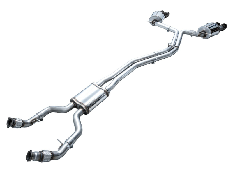 AWE Tuning 19-23 Audi C8 S6/S7 2.9T V6 AWD Touring Edition Exhaust - Diamond Black Tips - Image 16