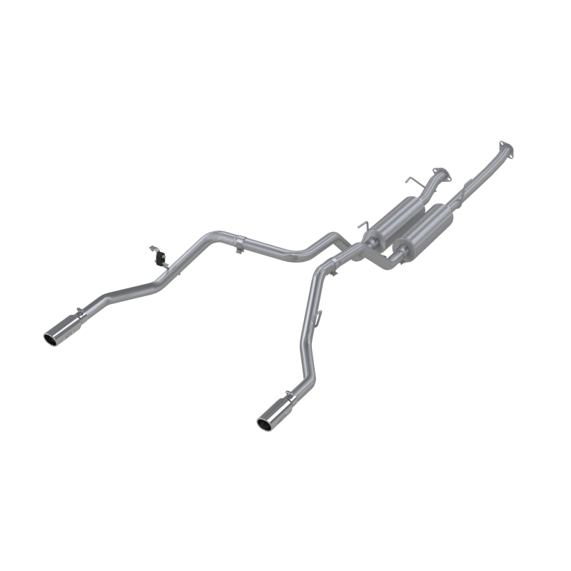 MBRP 2009-2010 Toyota Tundra 5.7L EC-Std. & SB/CC-SB Cat Back Dual Split Rear - Image 2