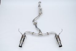 Invidia 2022+ Subaru WRX N1 Twin Outlet Single Layer SS Tip Cat-Back Exhaust - Image 4