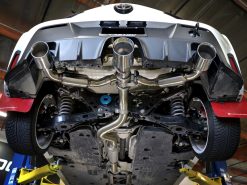 aFe 23-24 Toyota GR Corolla L3 1.6L (t) Gemini XV 3in to 2-1/2in Cat Back Exhaust w/ Polished Tips - Image 6