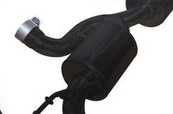Injen 07-17 Jeep Wrangler JK 3.6L/3.8L 63mm Stealth Black Axle-back Exhaust w/ 4in Black Tips - Image 8