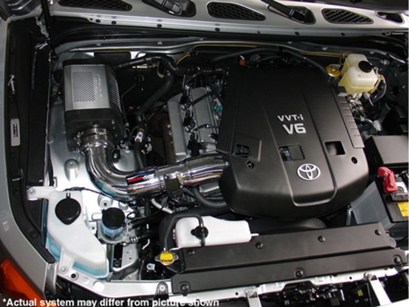 Injen 06-09 FJ 4.0L V6 w/ Power Box Wrinkle Black Power-Flow Air Intake System - Image 4